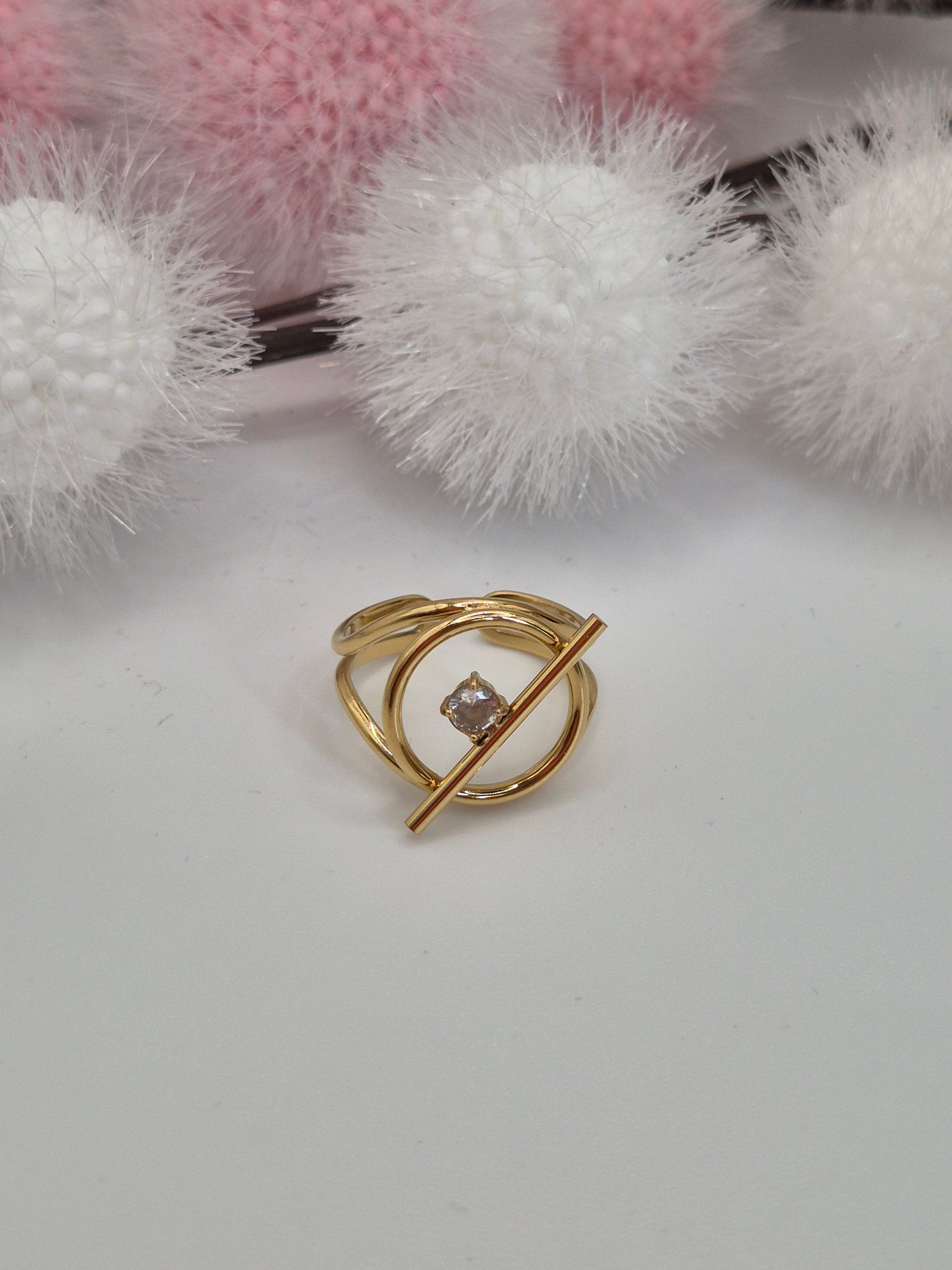 Bague Sphère Strass