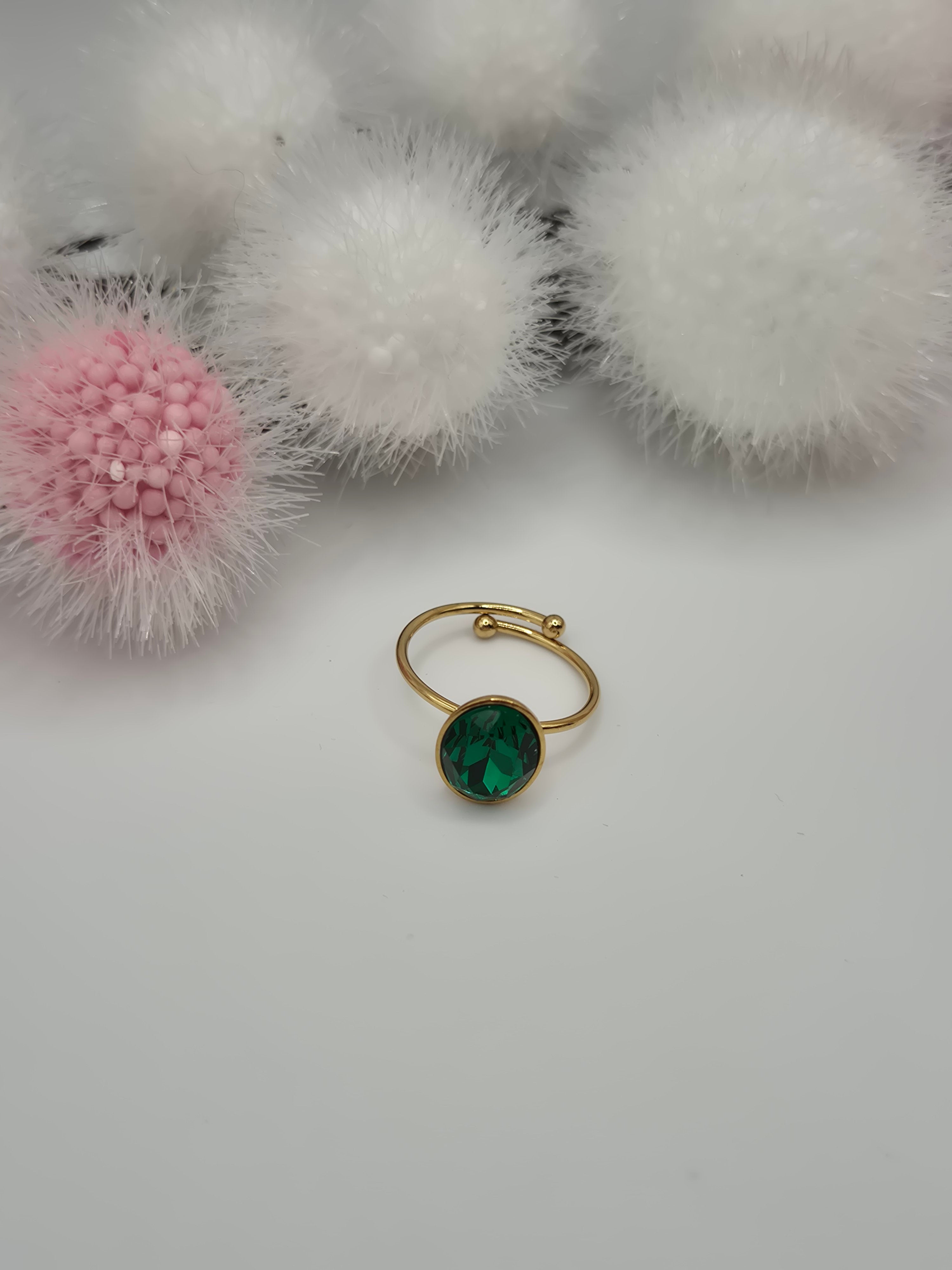 Bague Sirena verte