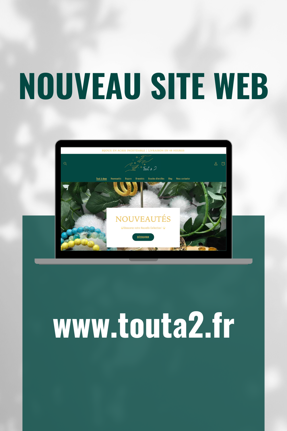 Lancement de Tout à 2 : Votre Nouvelle Destination pour des Bijoux Élégants et Durables