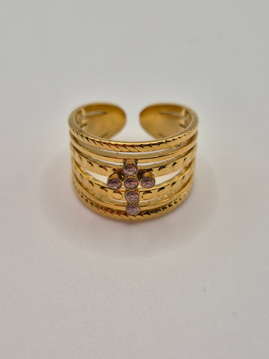 Bague Protection Doré