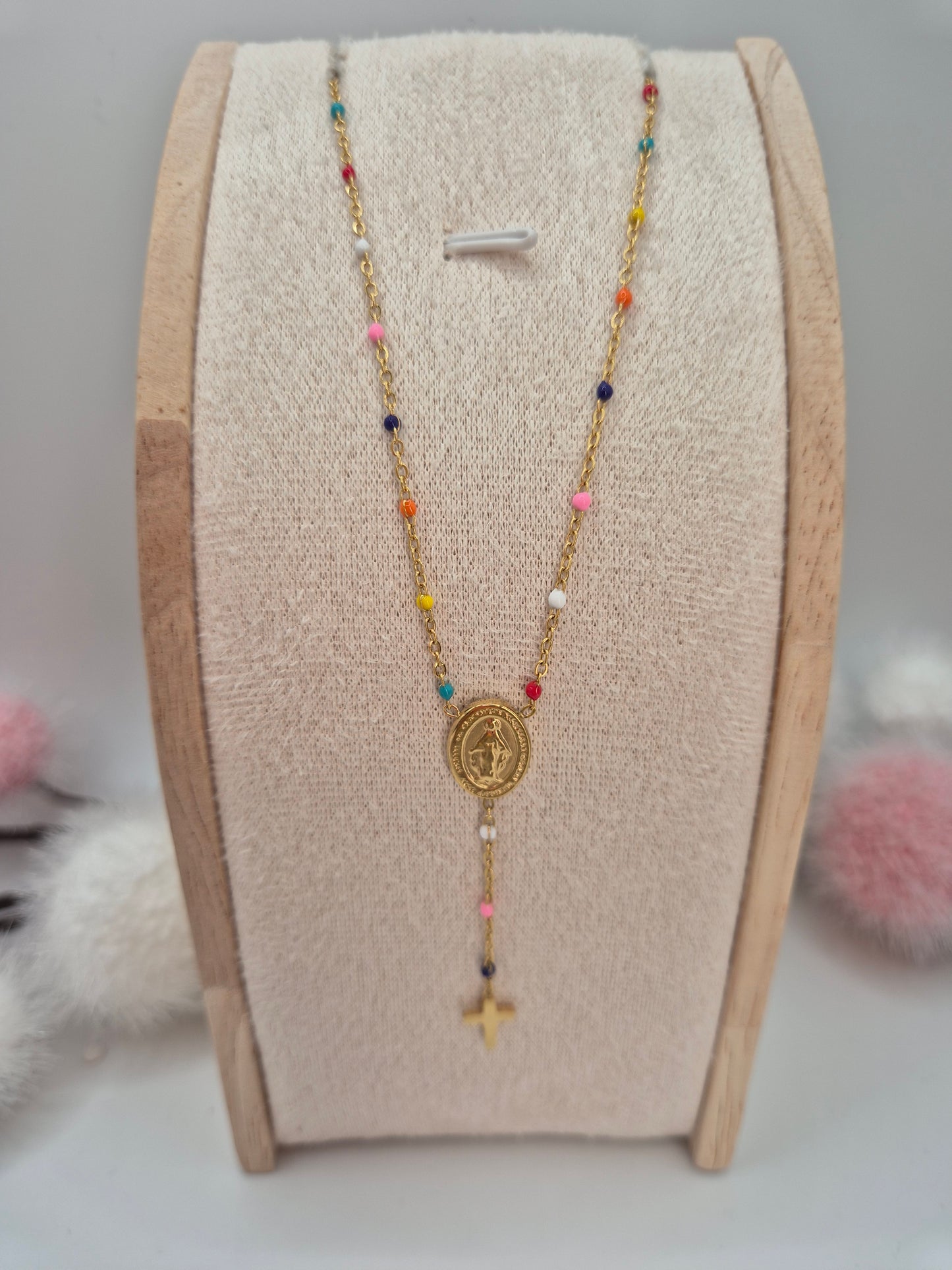 Collier Sainte Arc en Ciel
