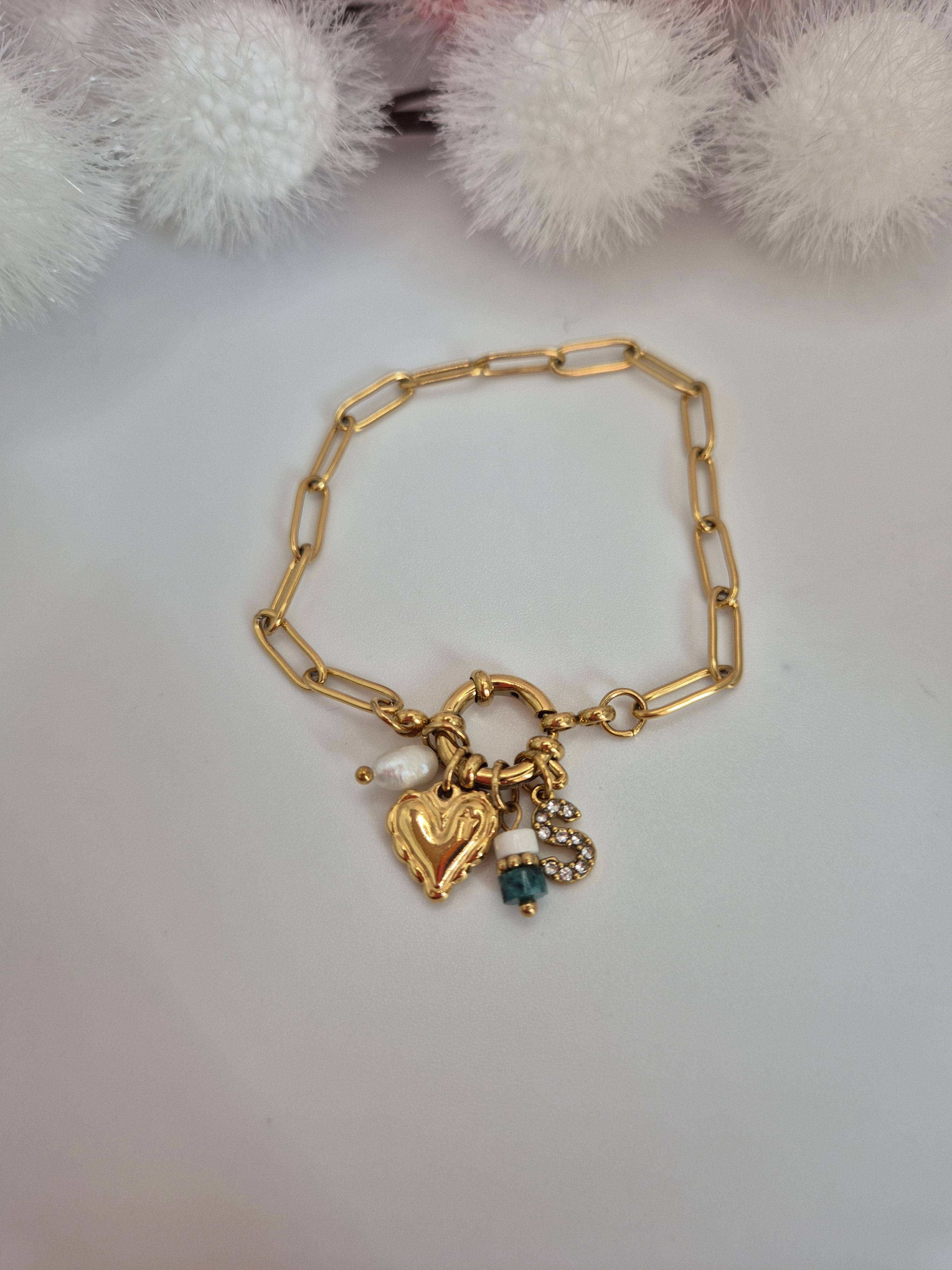 Bracelet Cœur de Cristal