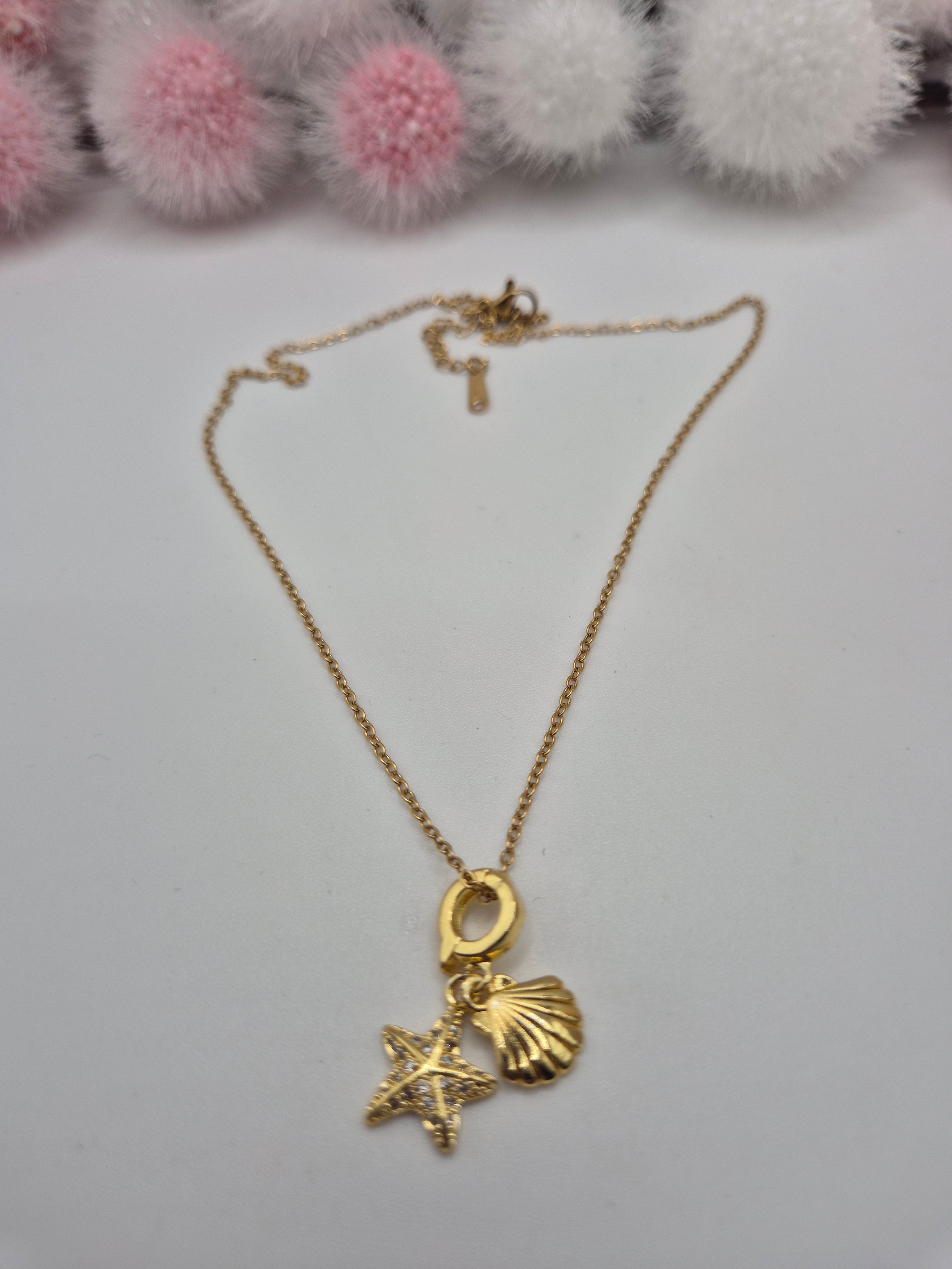 Collier Coquillage et Crustacé