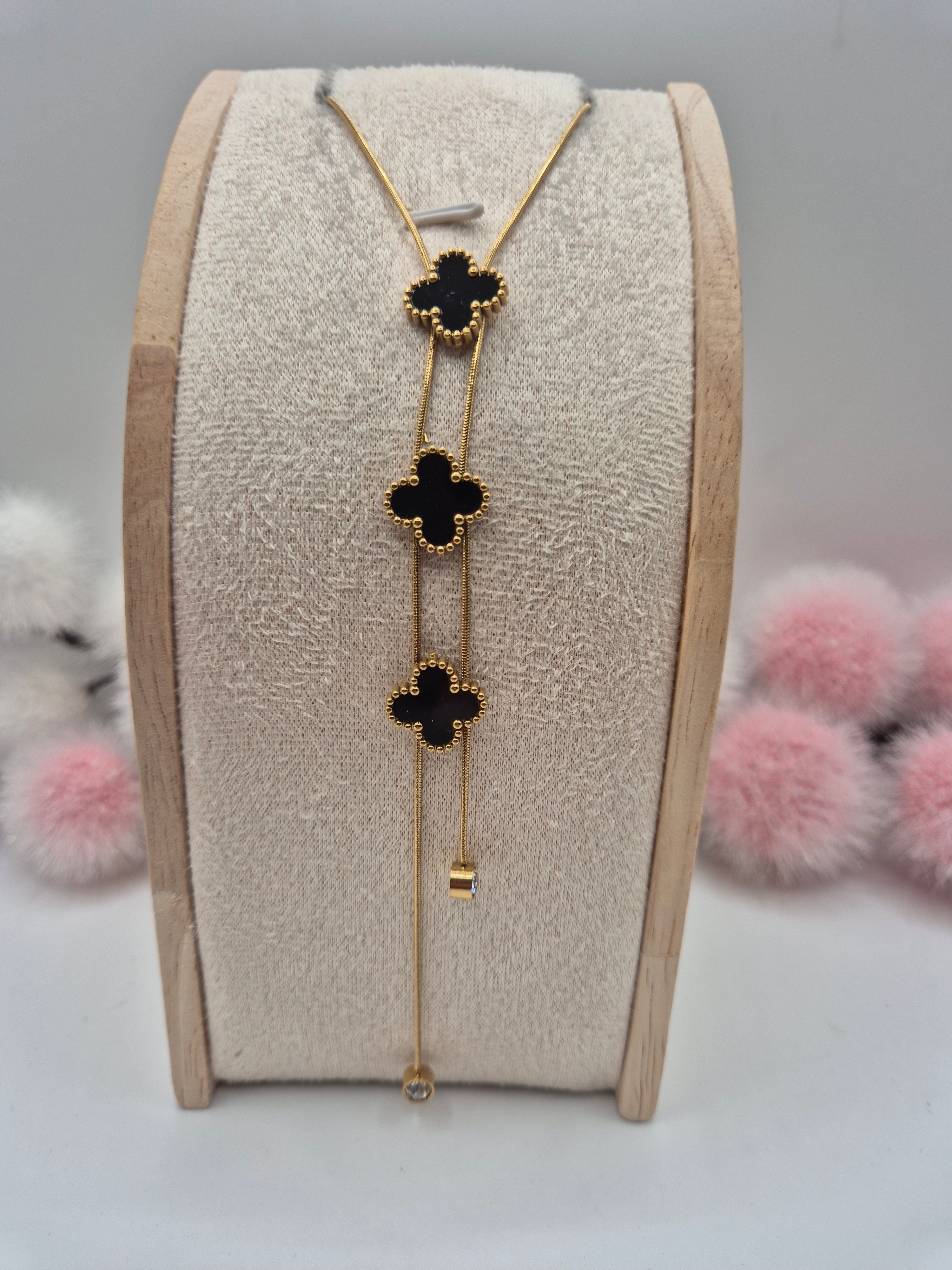 Collier Reflets Précieux noir