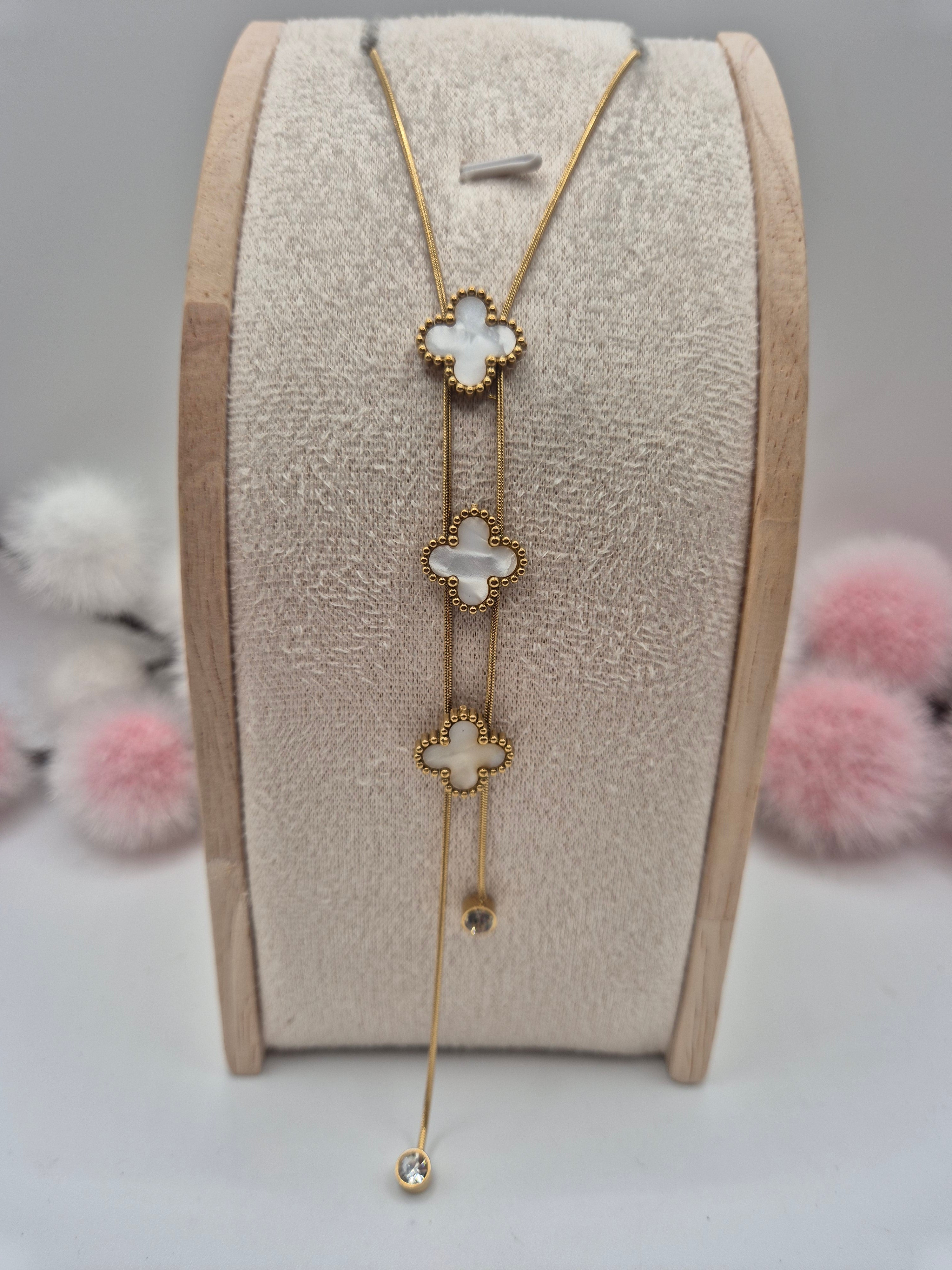 Collier Reflets Précieux blanc