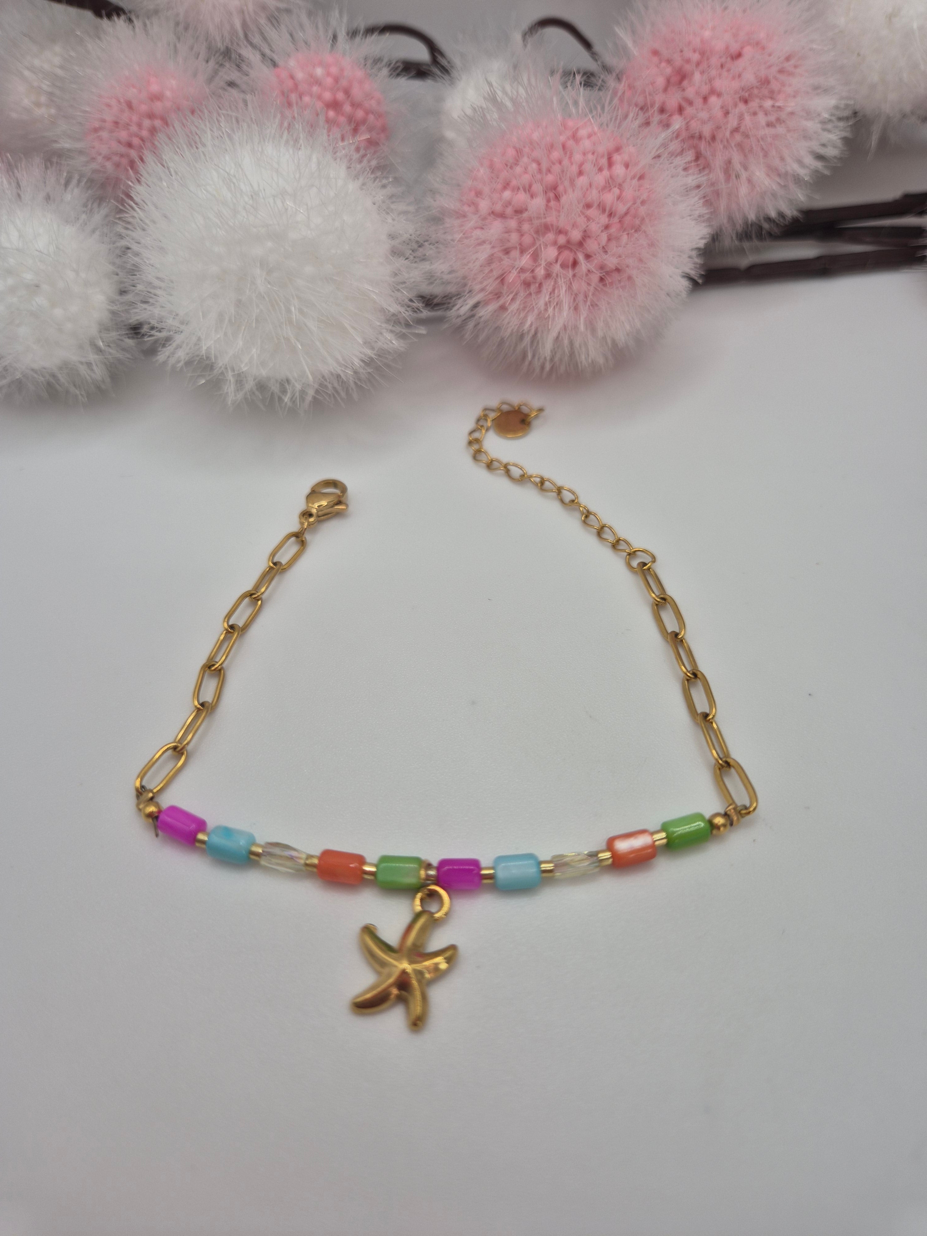 Bracelet Étoile de Mer Multicouleurs