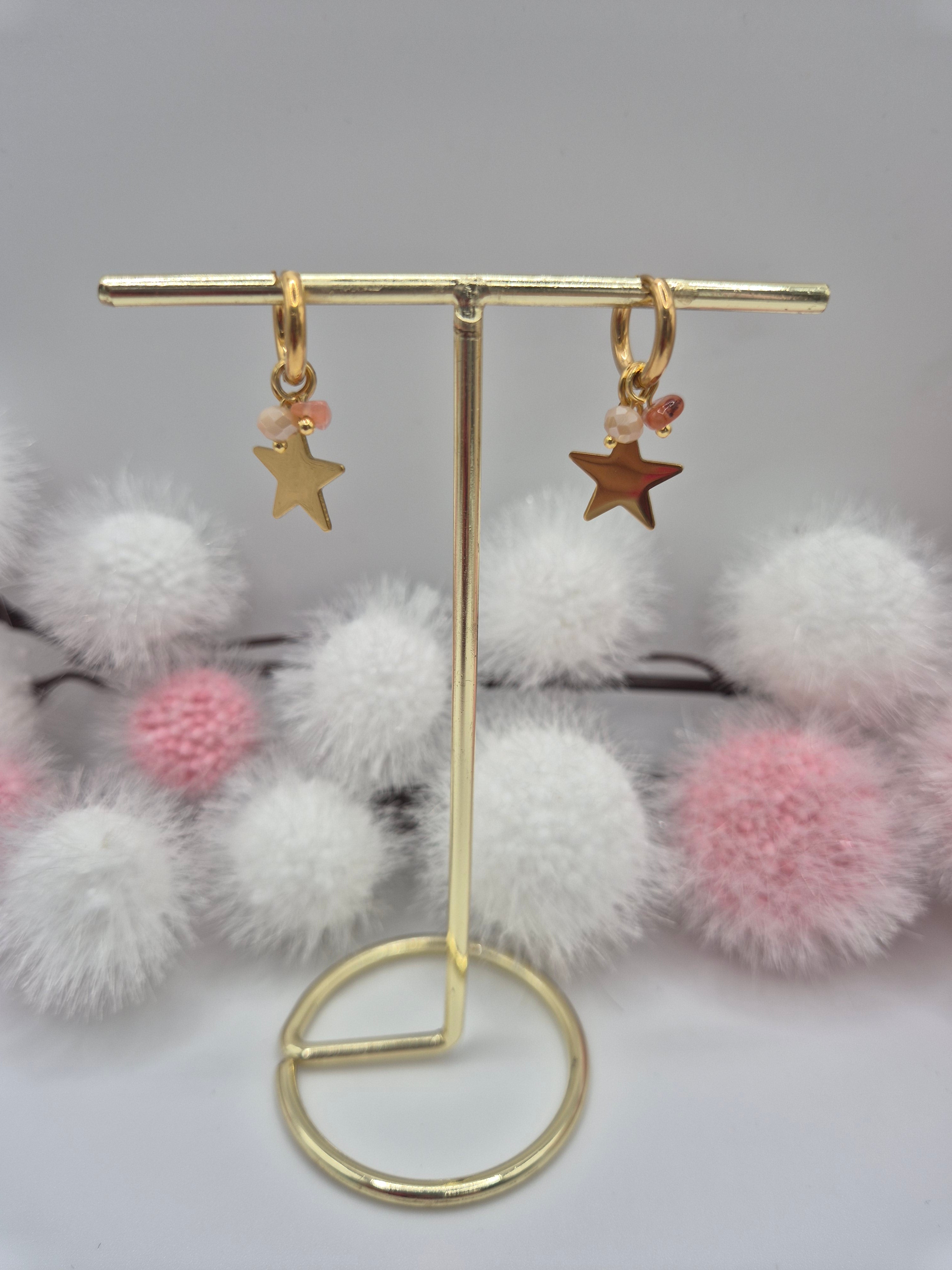 Boucles d’oreilles Étoiles aux Lobes