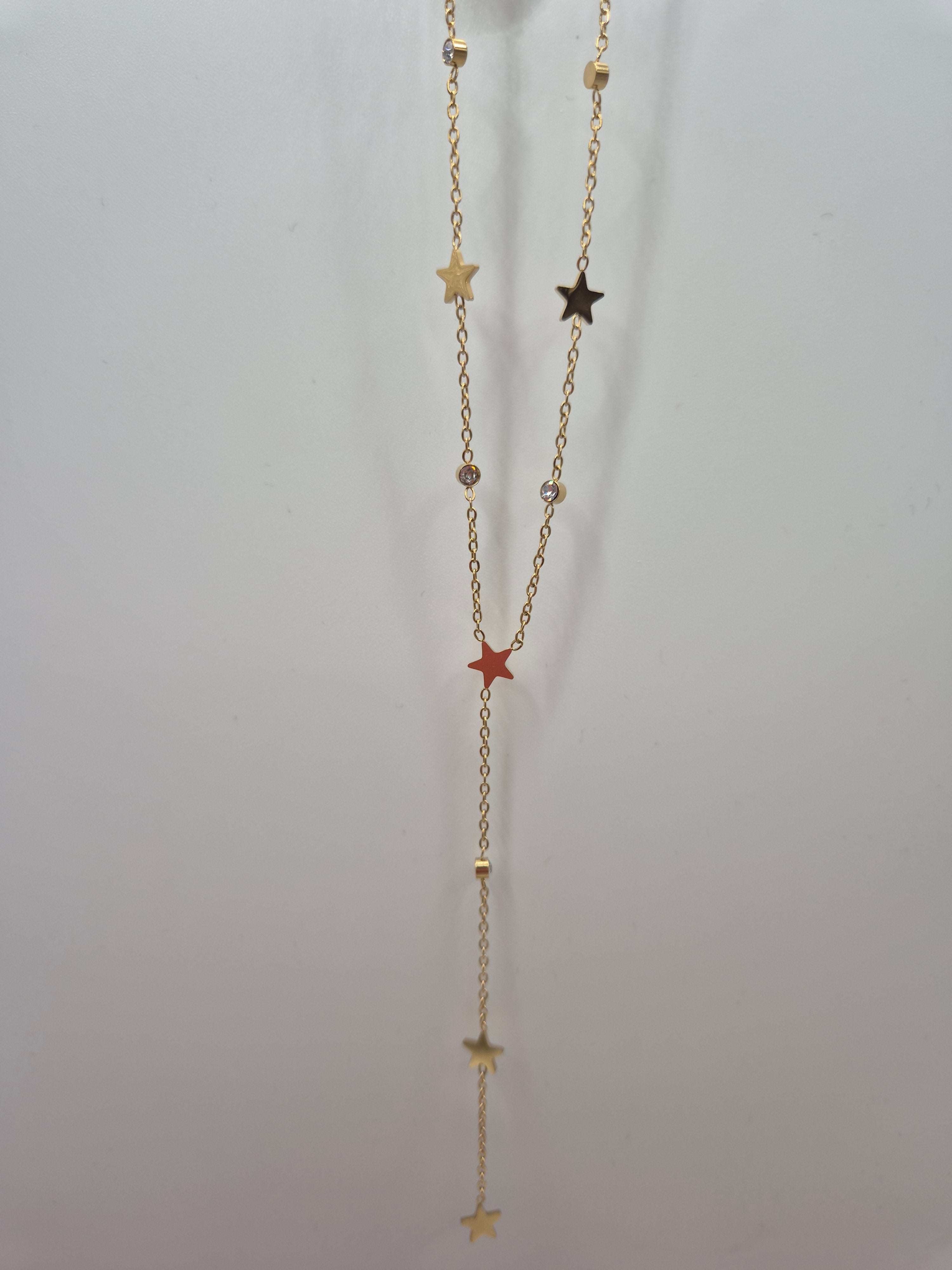 Collier Ligne D’Eclat Doré