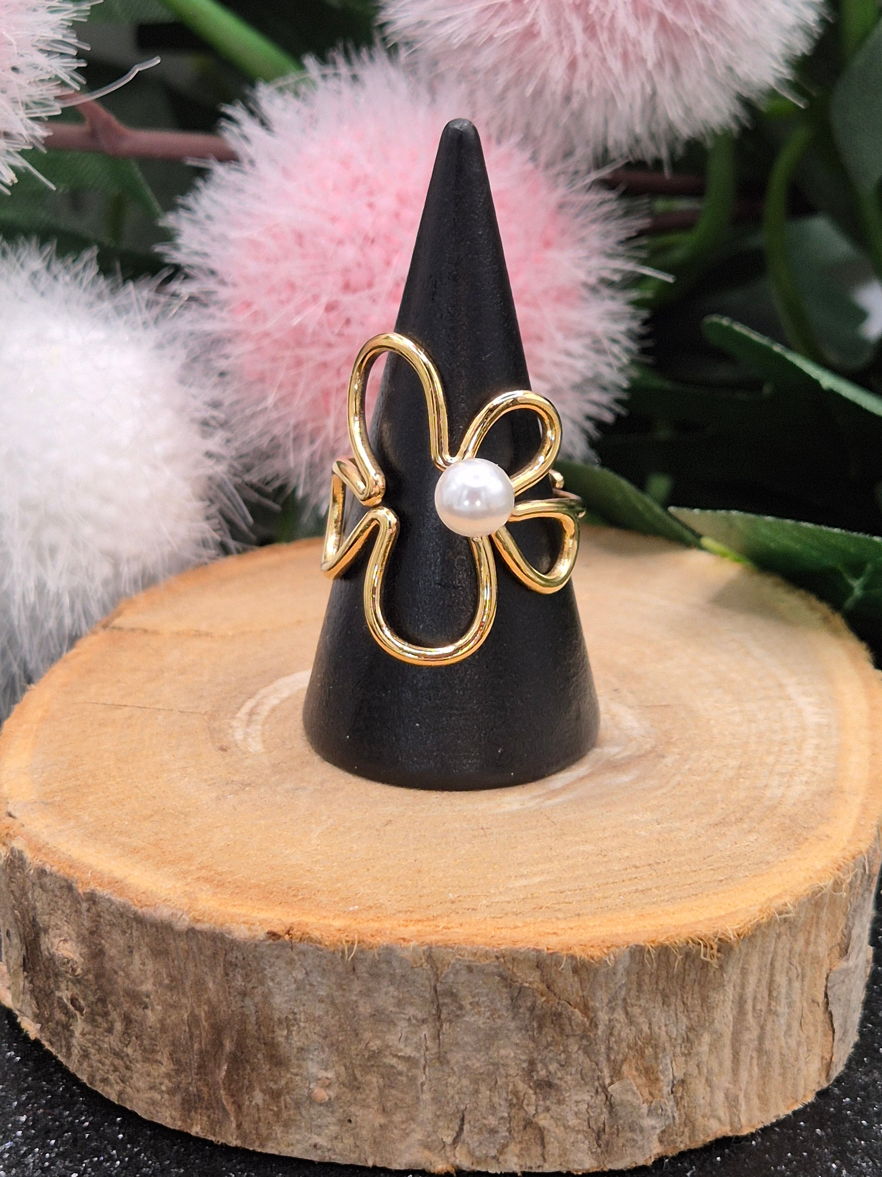 Bague Marguerite Perlé