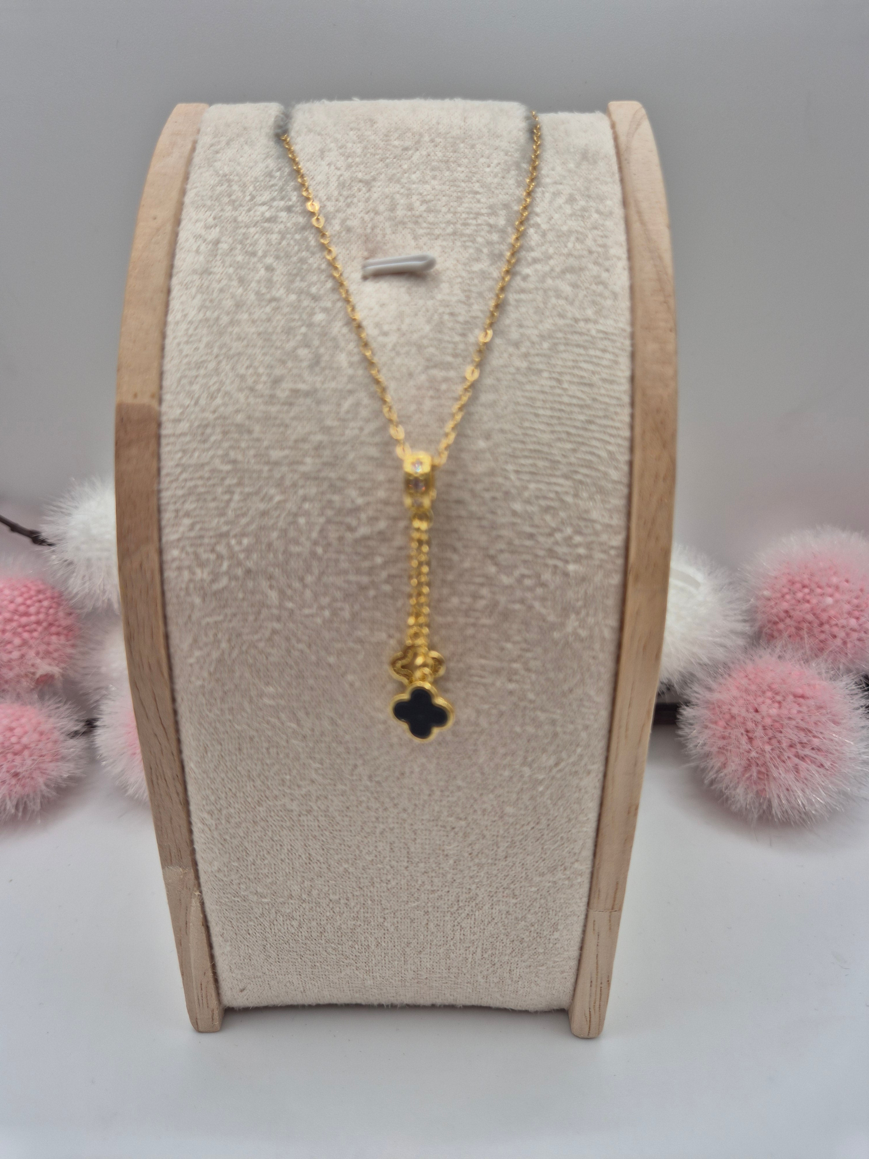 Collier Duo Trèfles