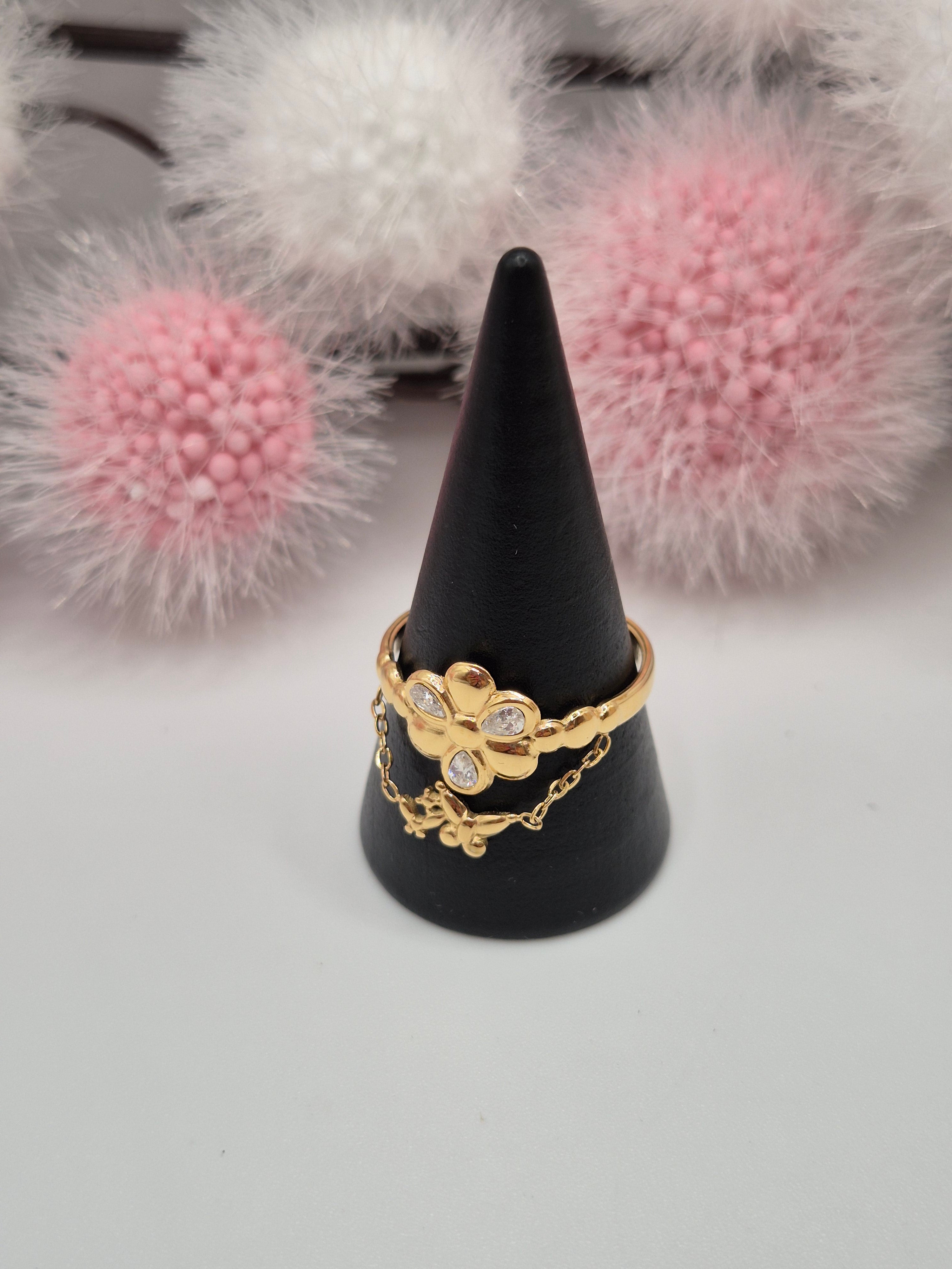 Bague Gris Pétal
