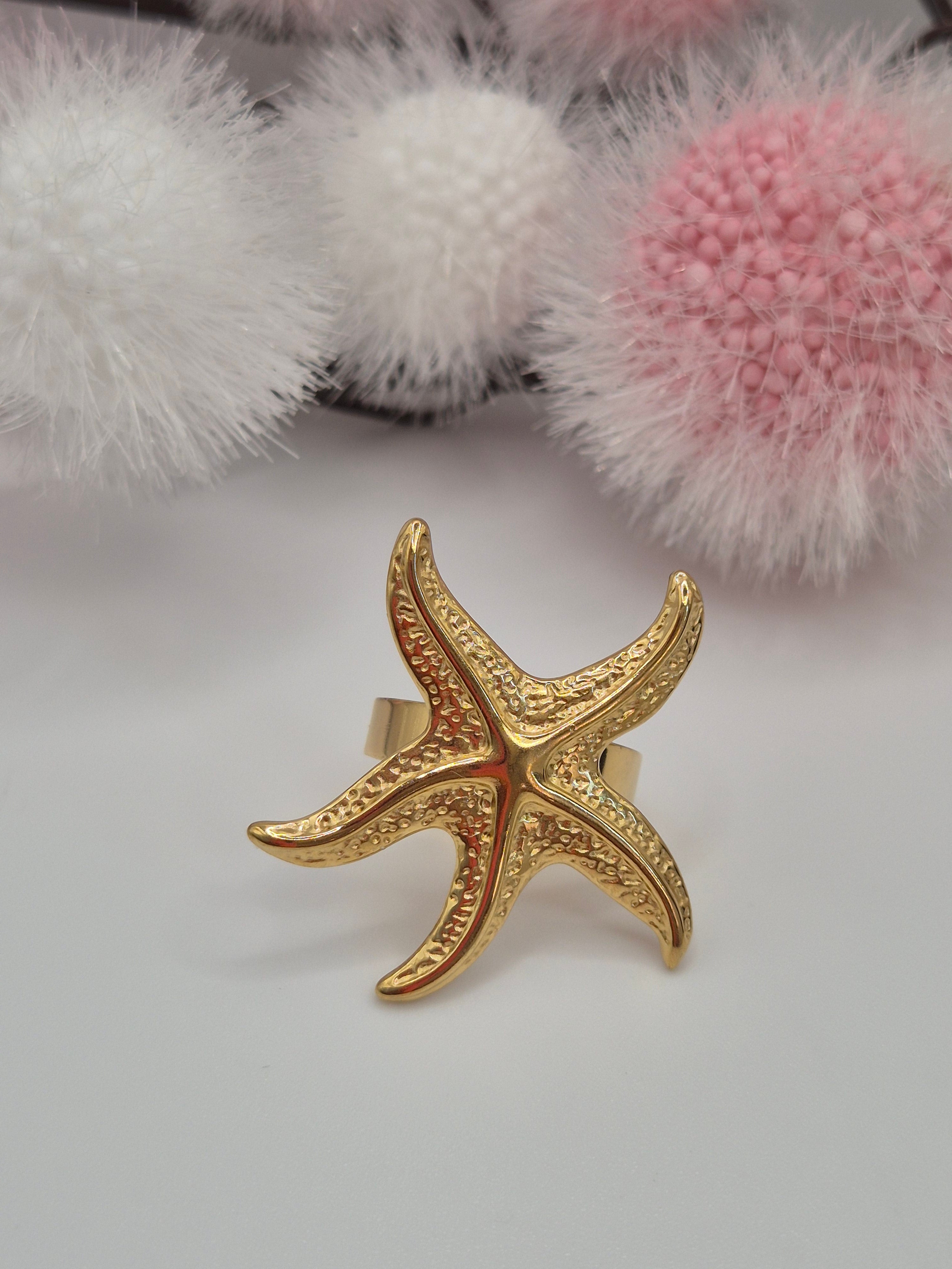 Bague Étoile de Mer Grand Modèle