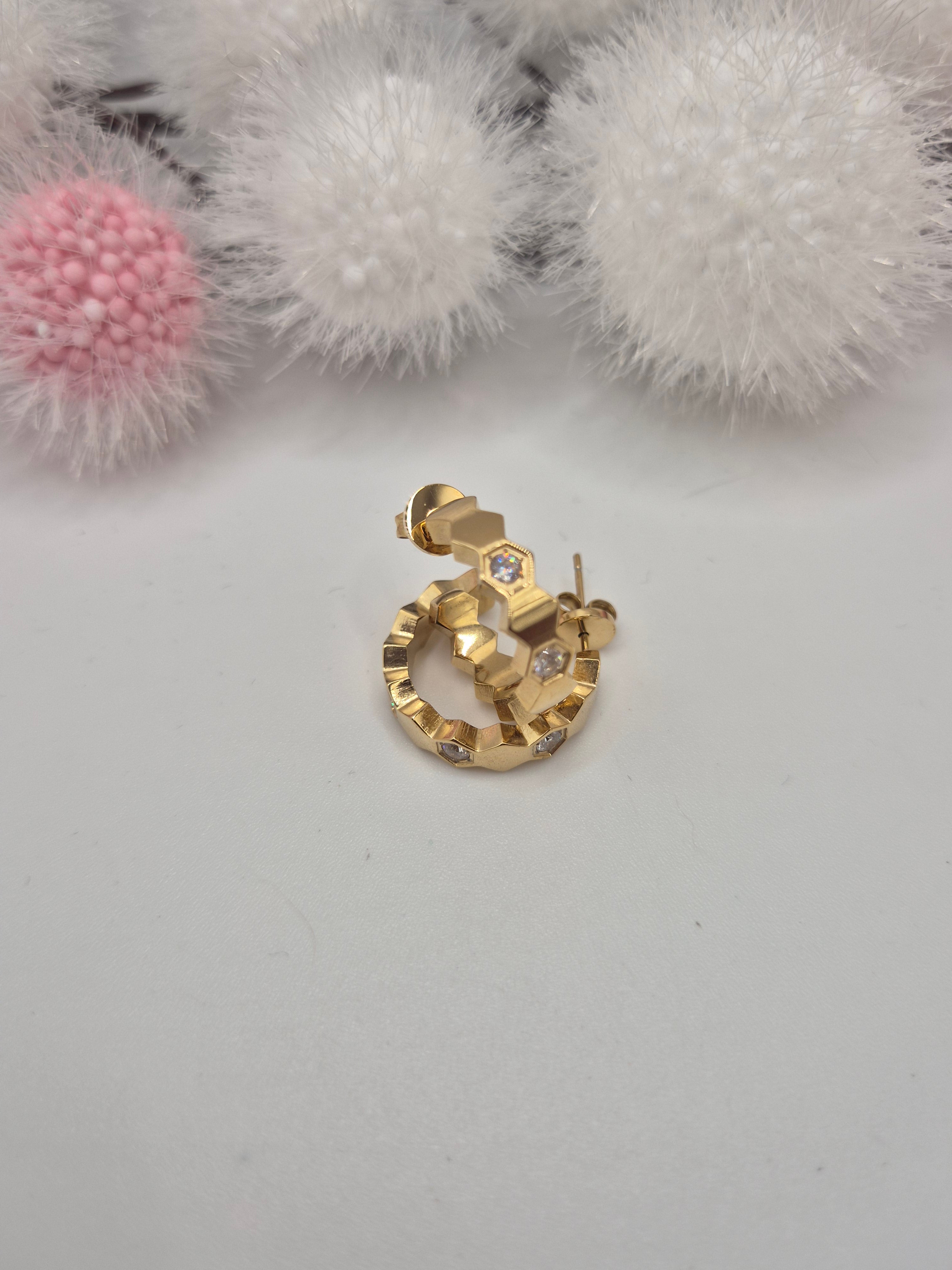Boucles d’oreilles Opaline