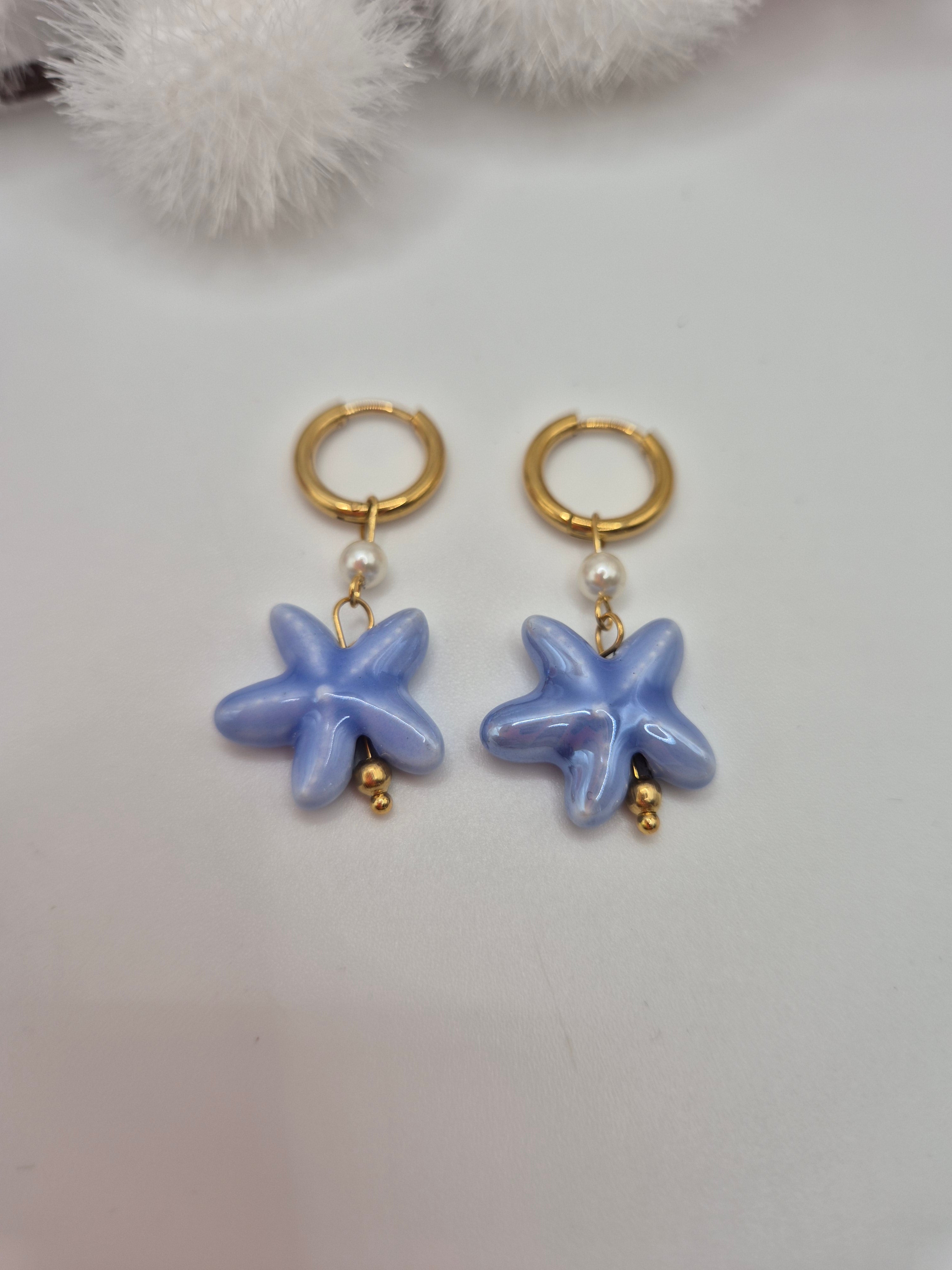 Boucles d’oreilles Trésor de la Mer Bleu