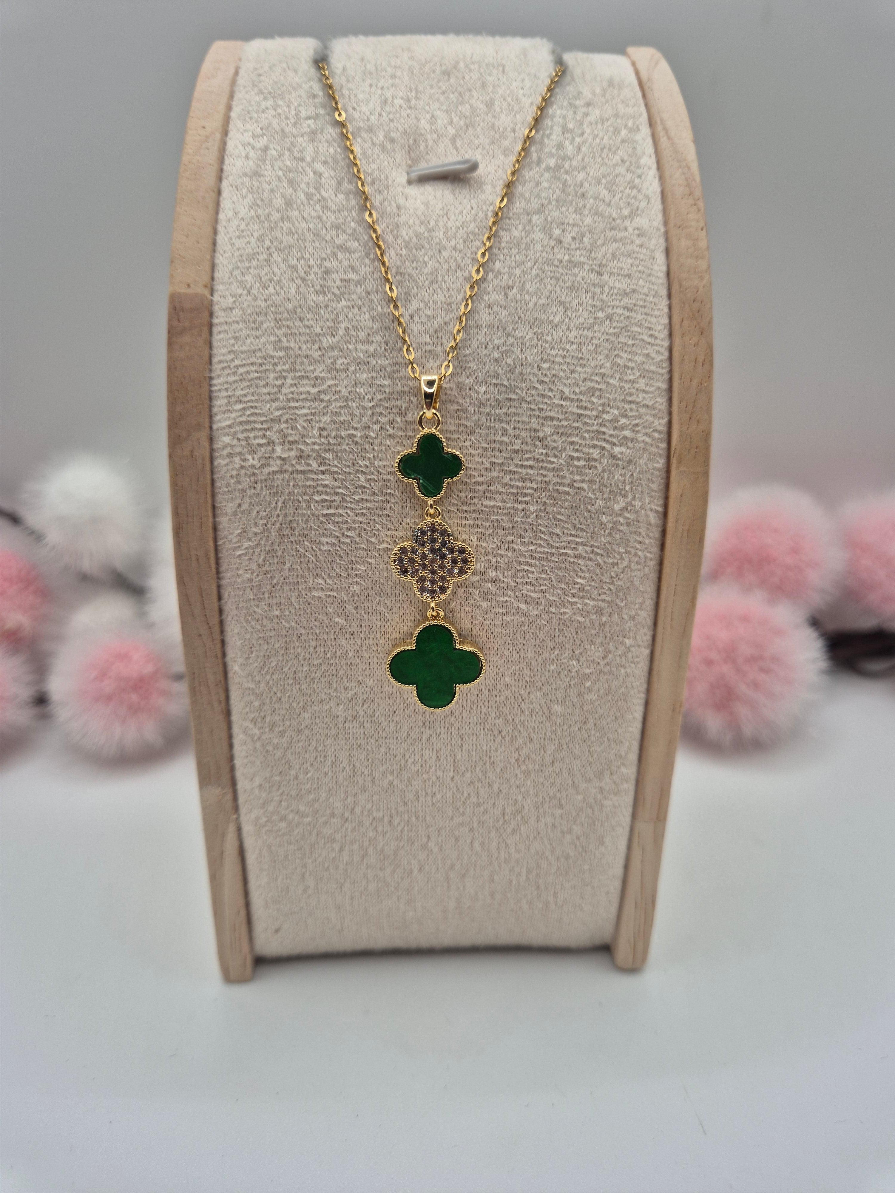 Collier Déesse de Lumière vert