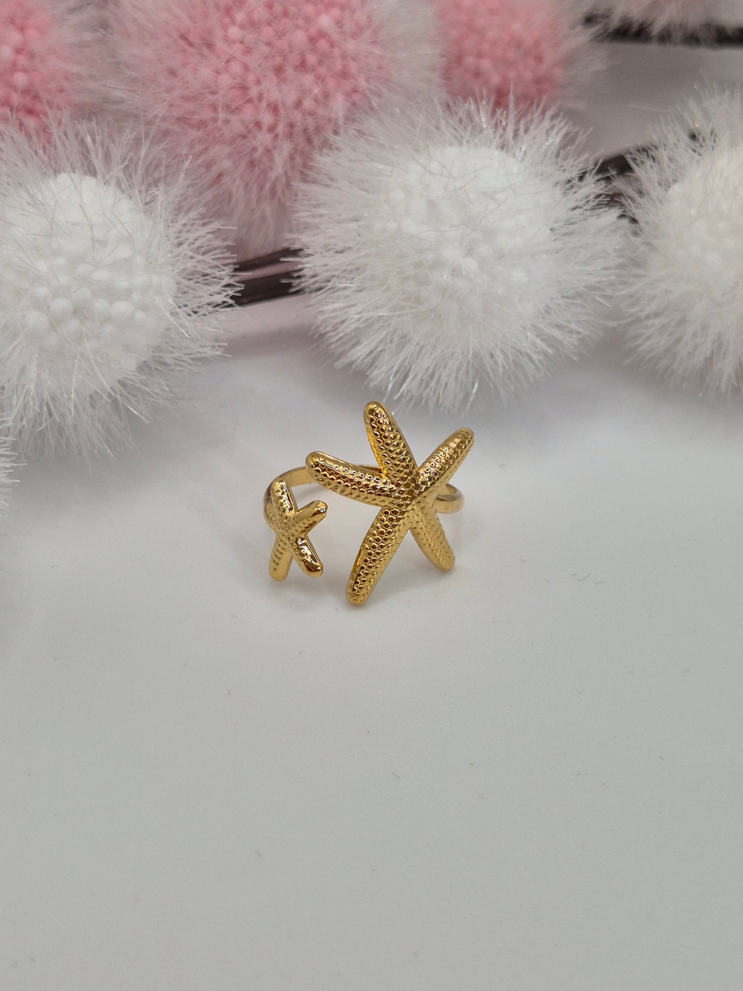 Bague Étoiles Jumelles De Mer
