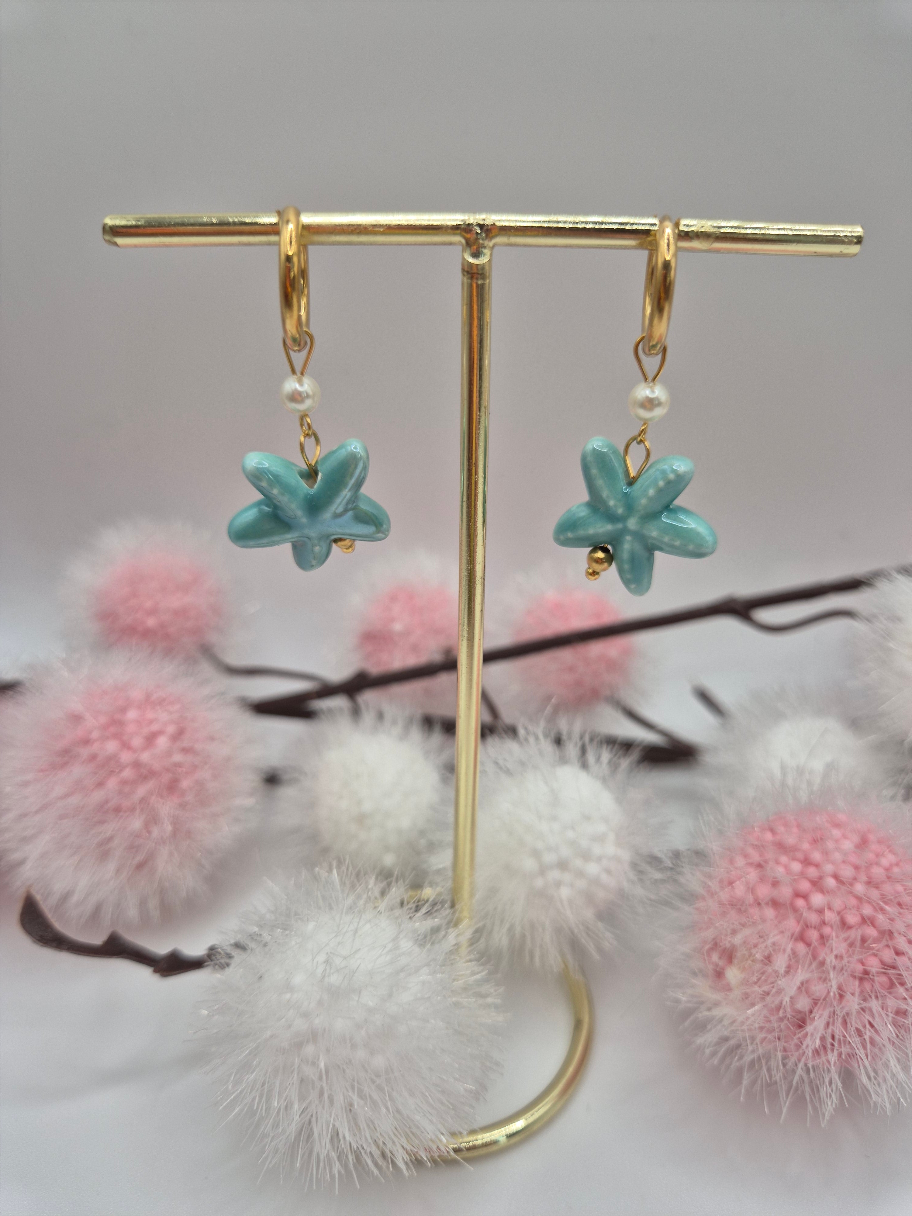 Boucles d’oreilles Trésor de la Mer Turquoise