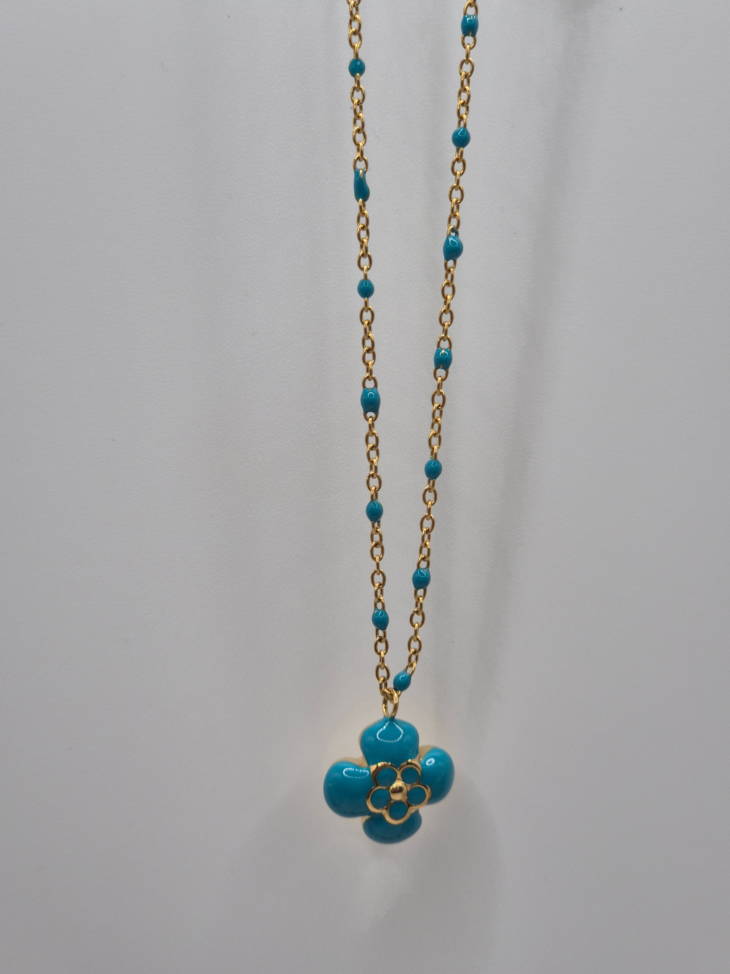 Collier Éclosion Turquoise