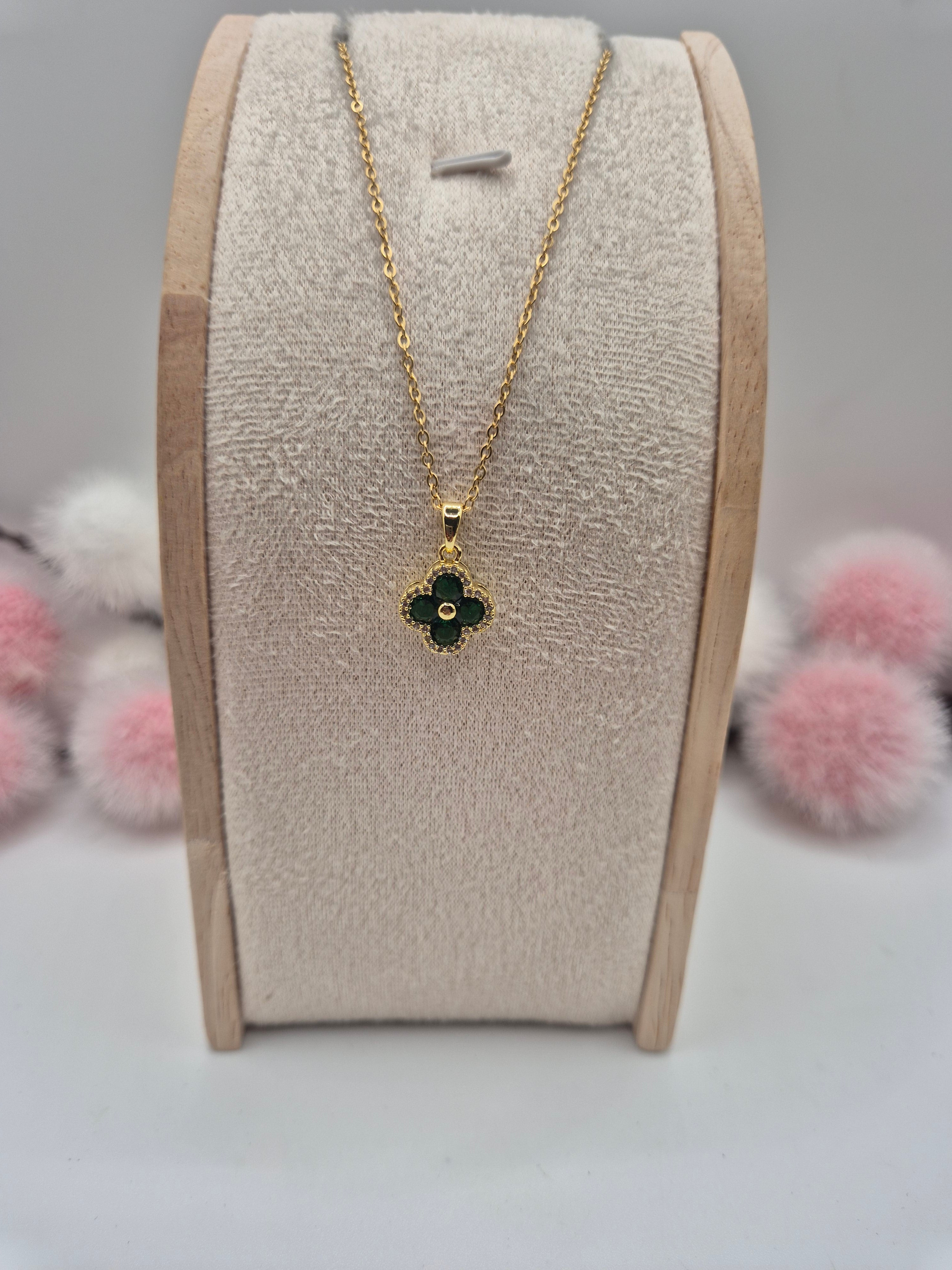 Collier Éclat d’Éternité vert