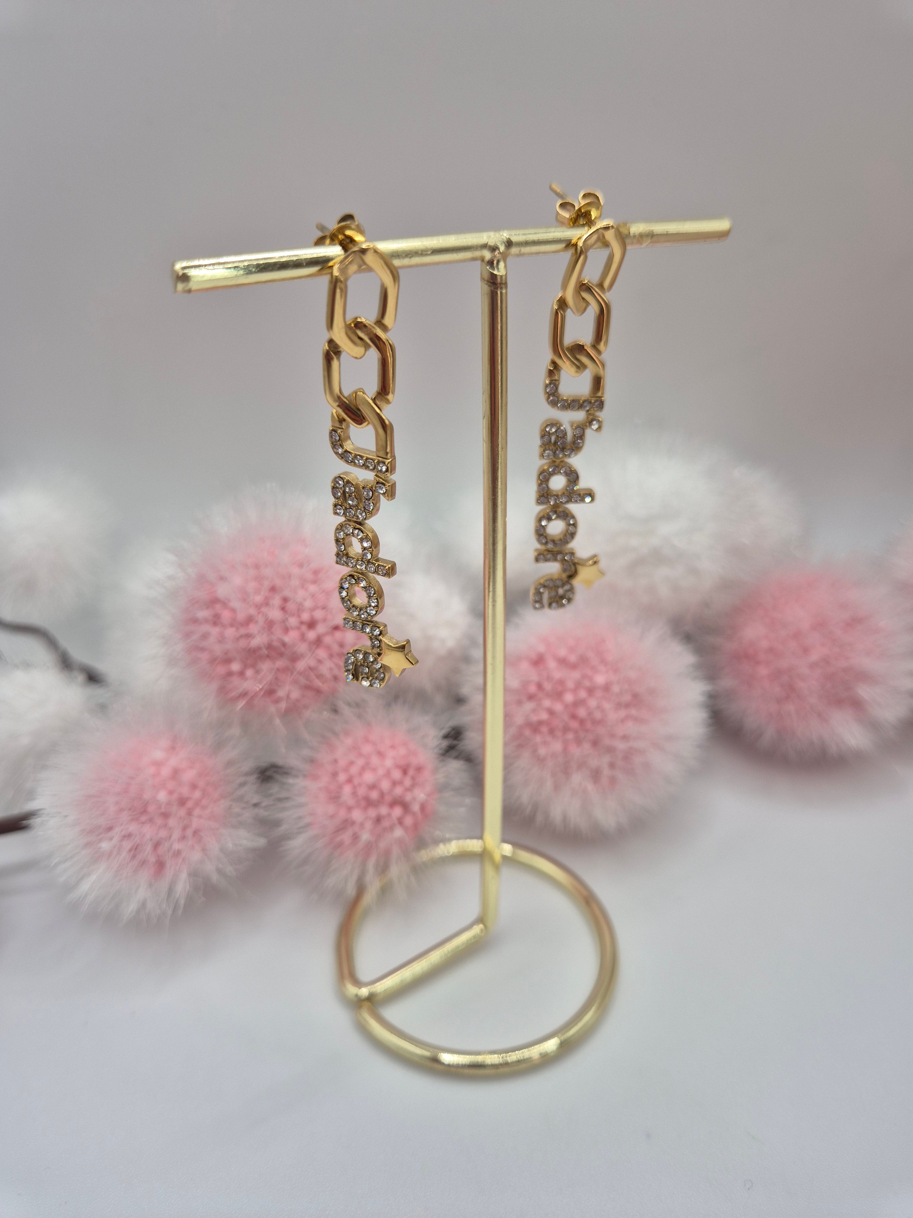Boucles d’oreilles Strass et Glamour