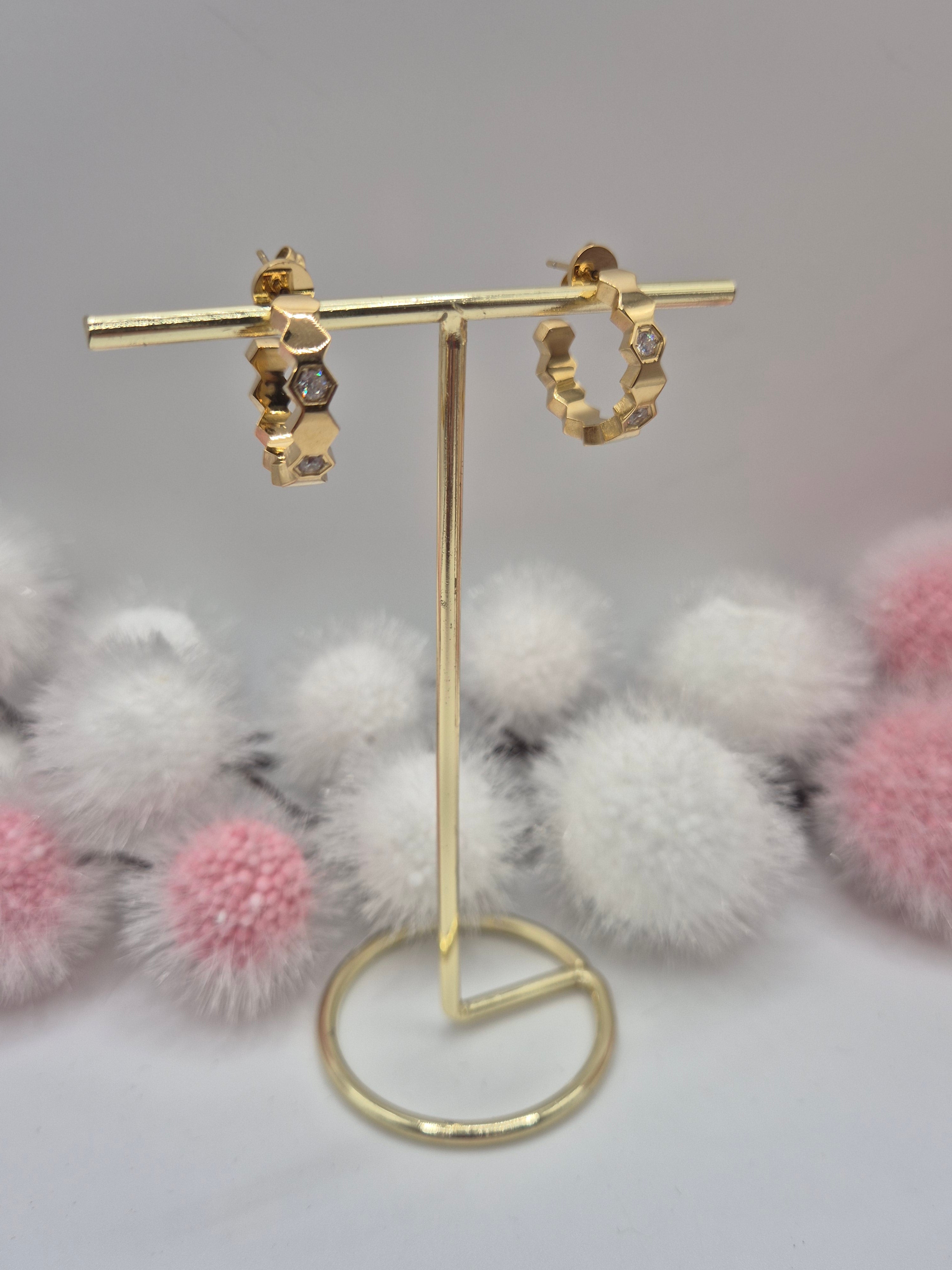 Boucles d’oreilles Opaline