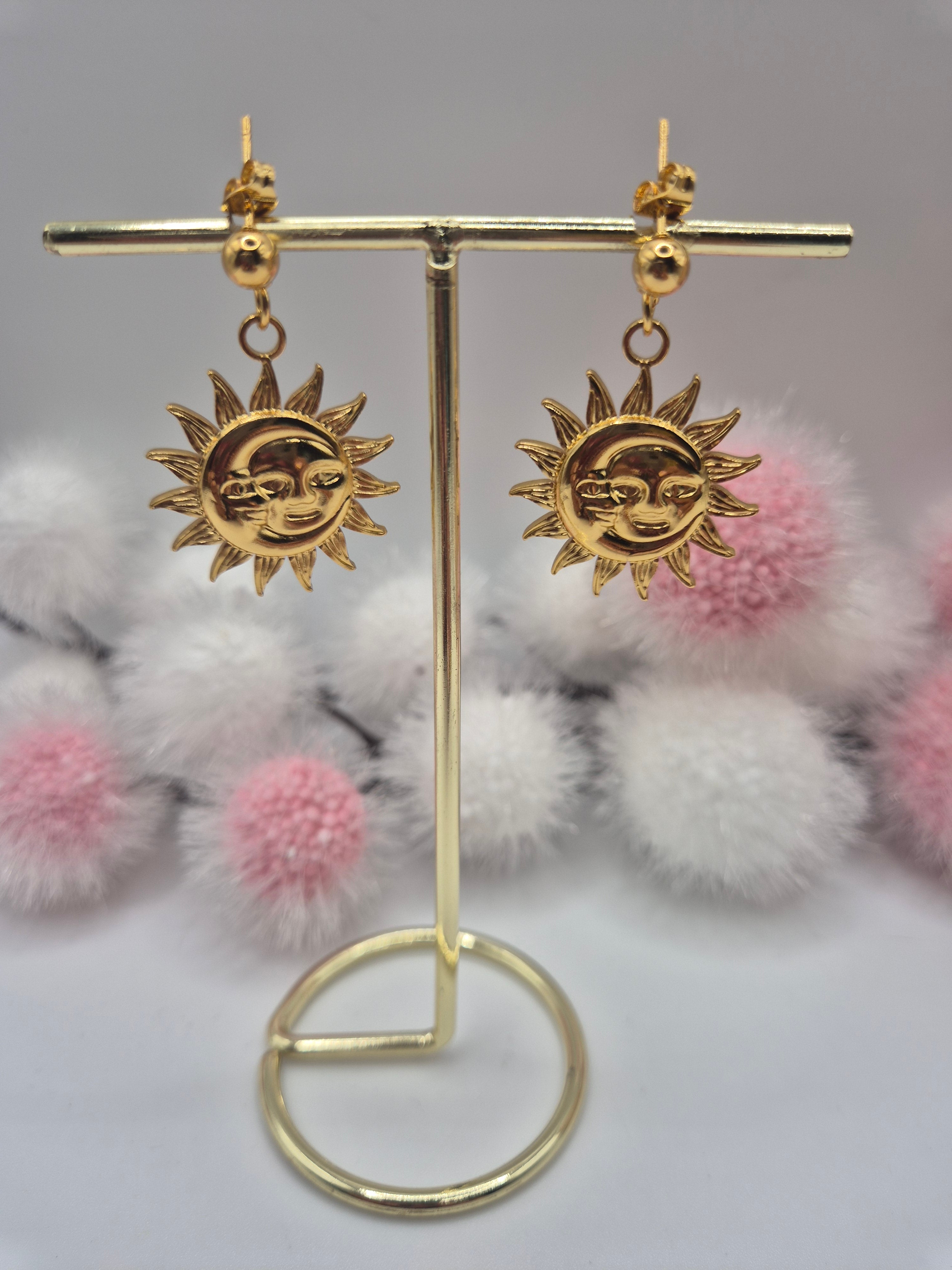 Boucles d’oreilles Soleil petit modèle