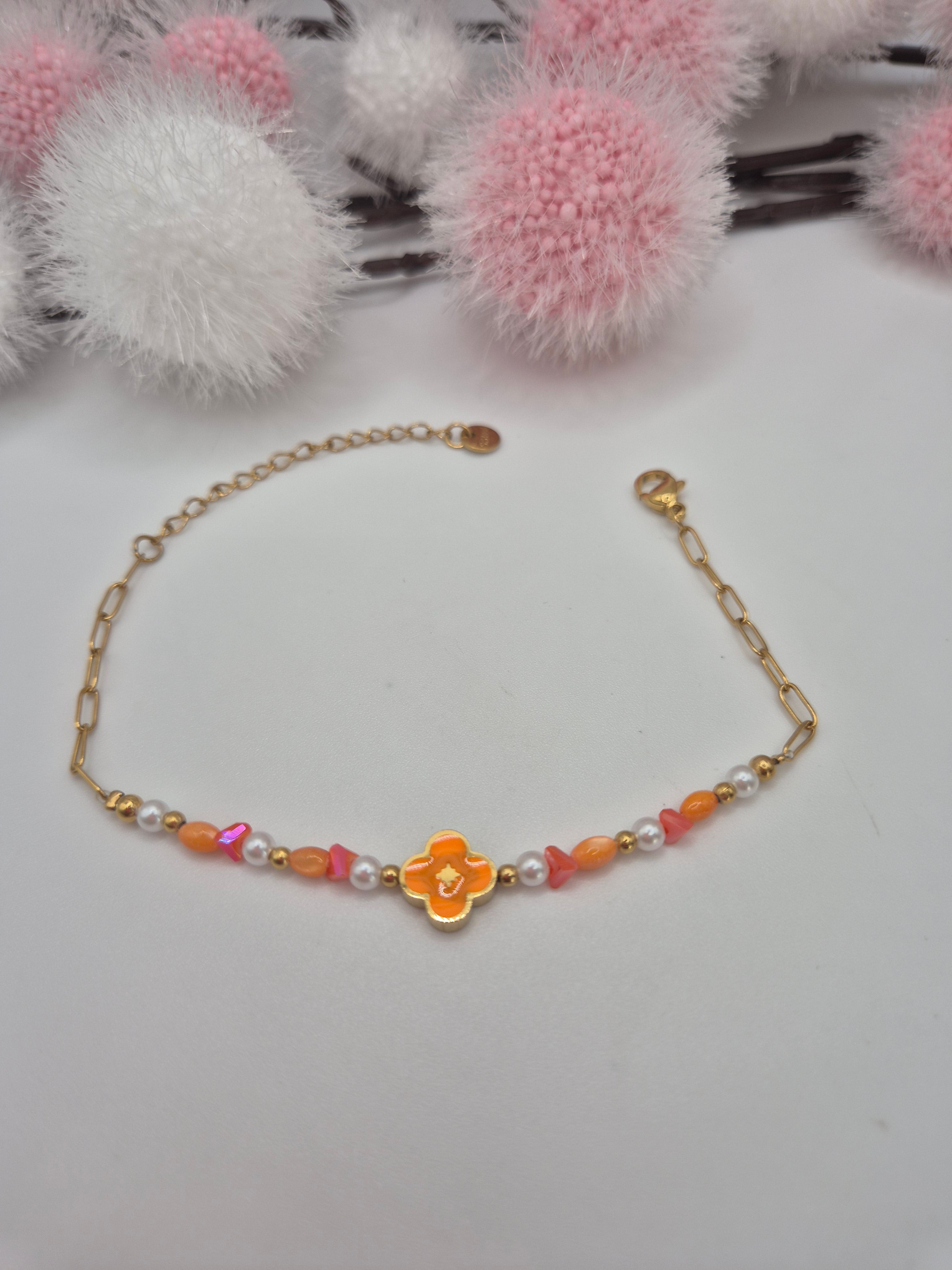 Bracelet Romantique Orange