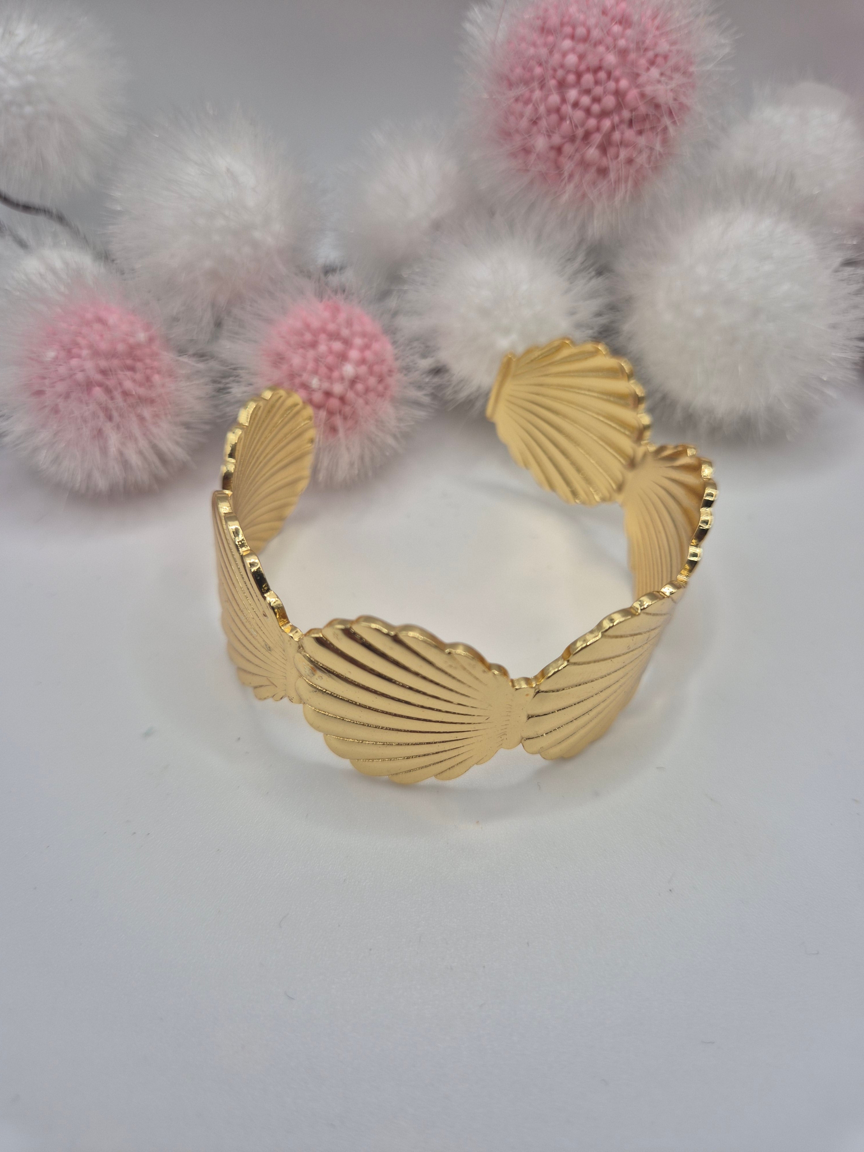 Bracelet Manchette Coquillage