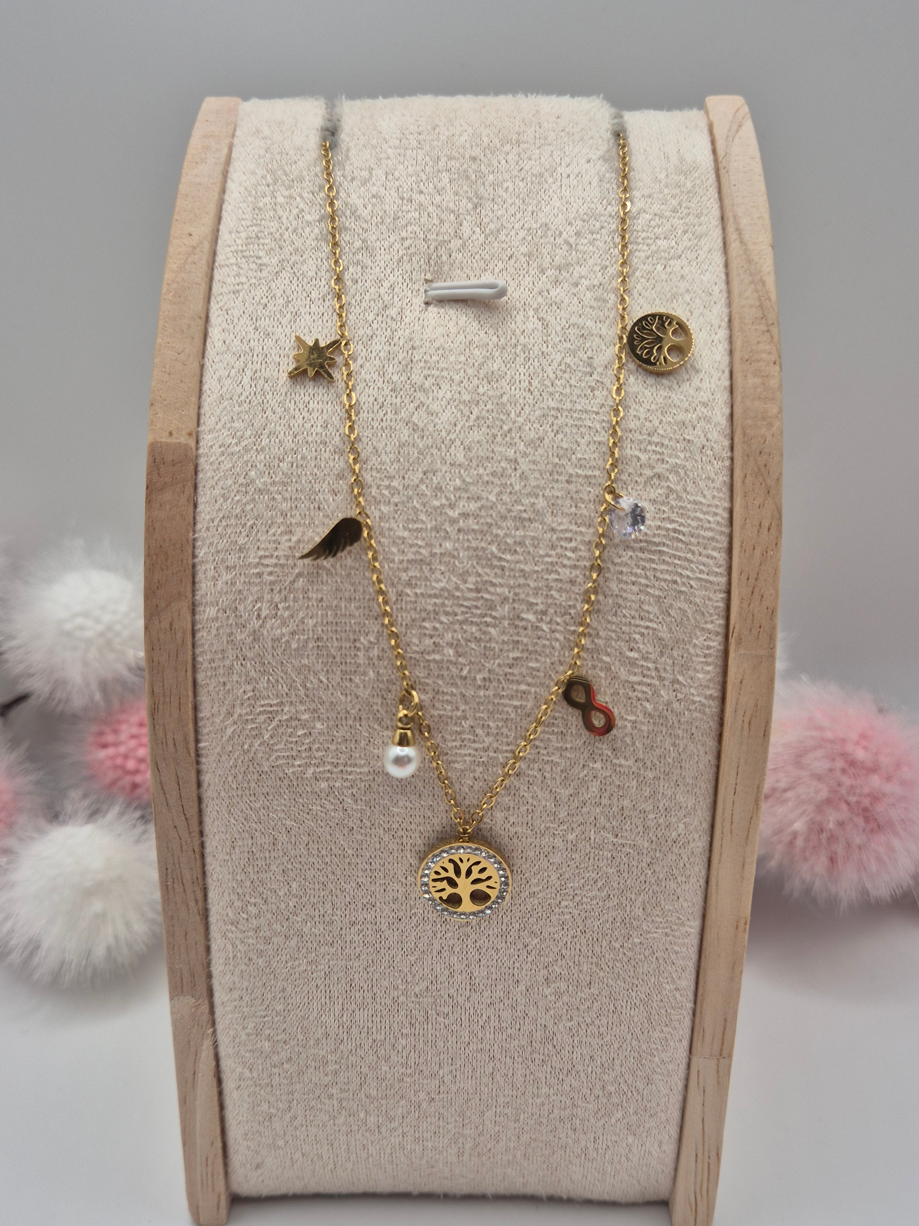 Collier Reine de Strass