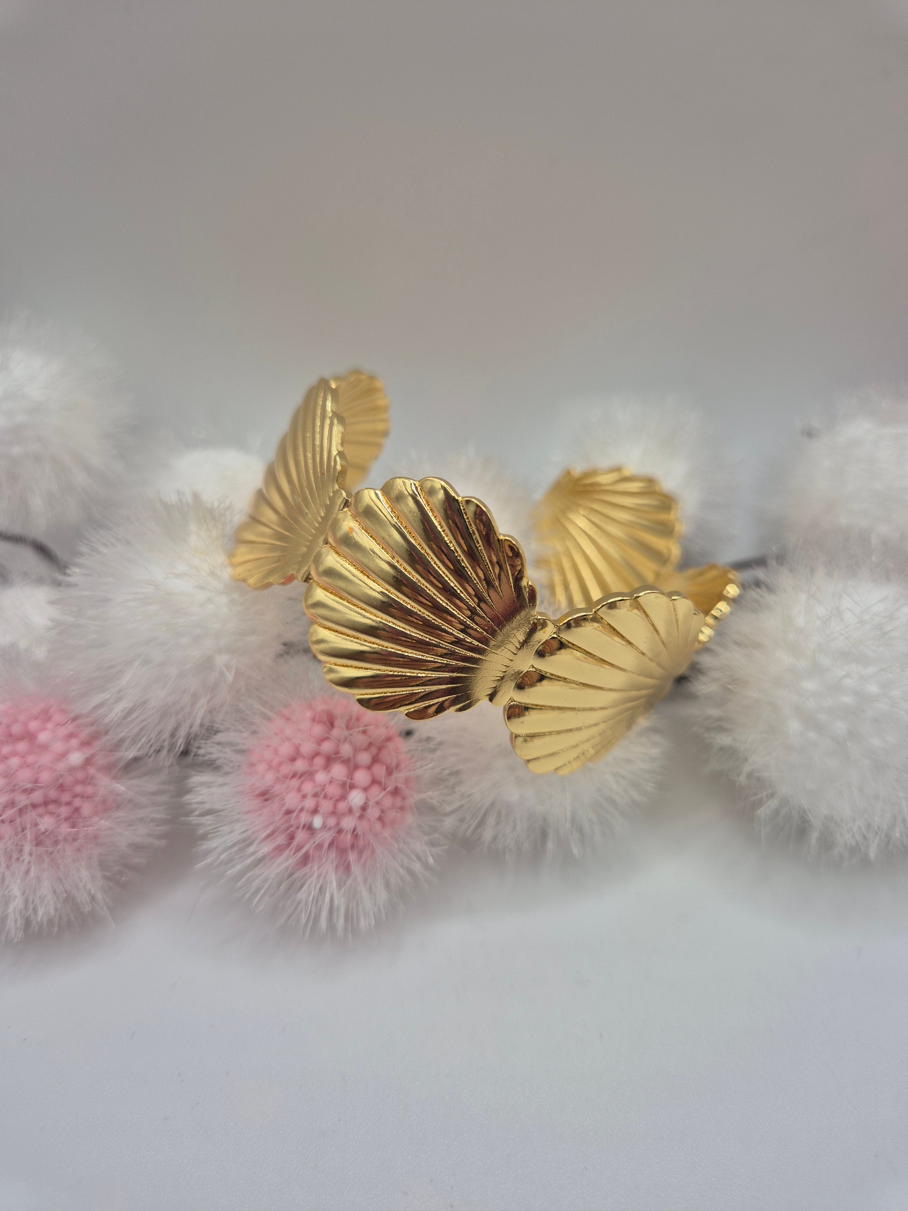 Bracelet Manchette Coquillage